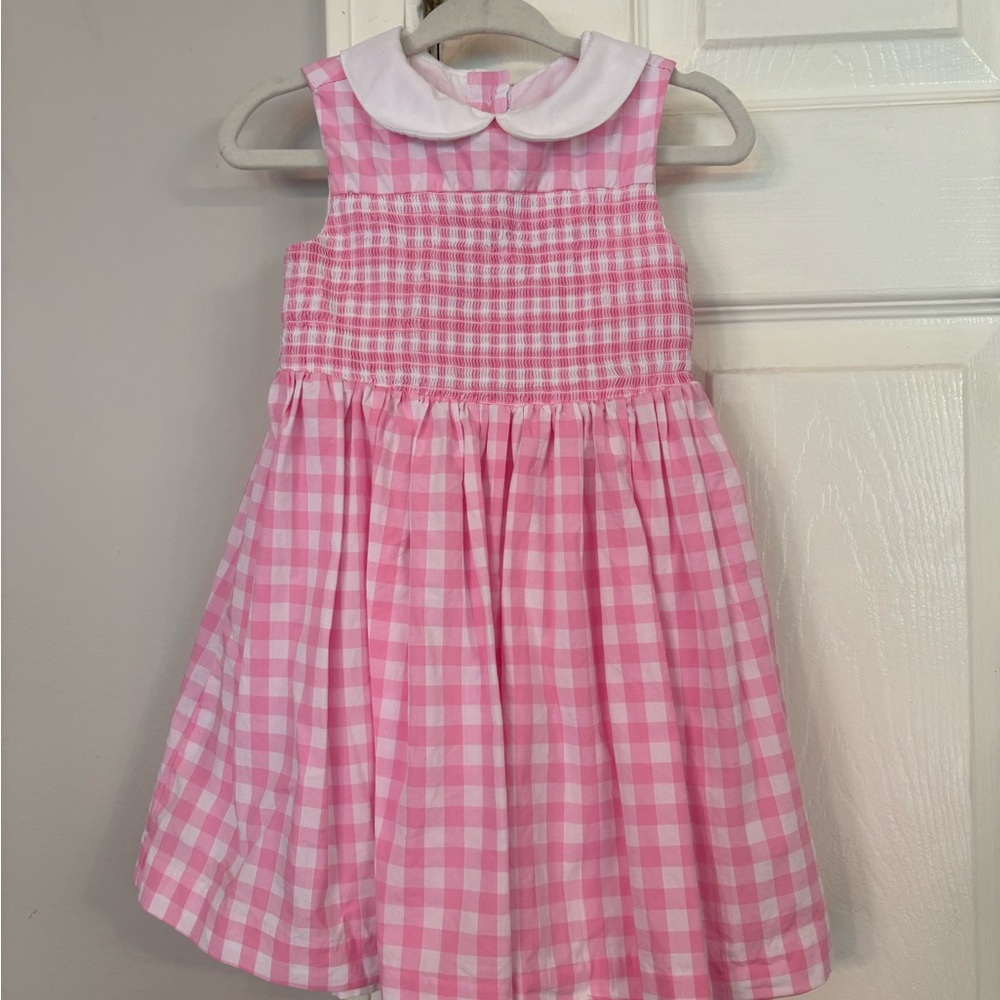 Janie and Jack Pink Gingham Dress